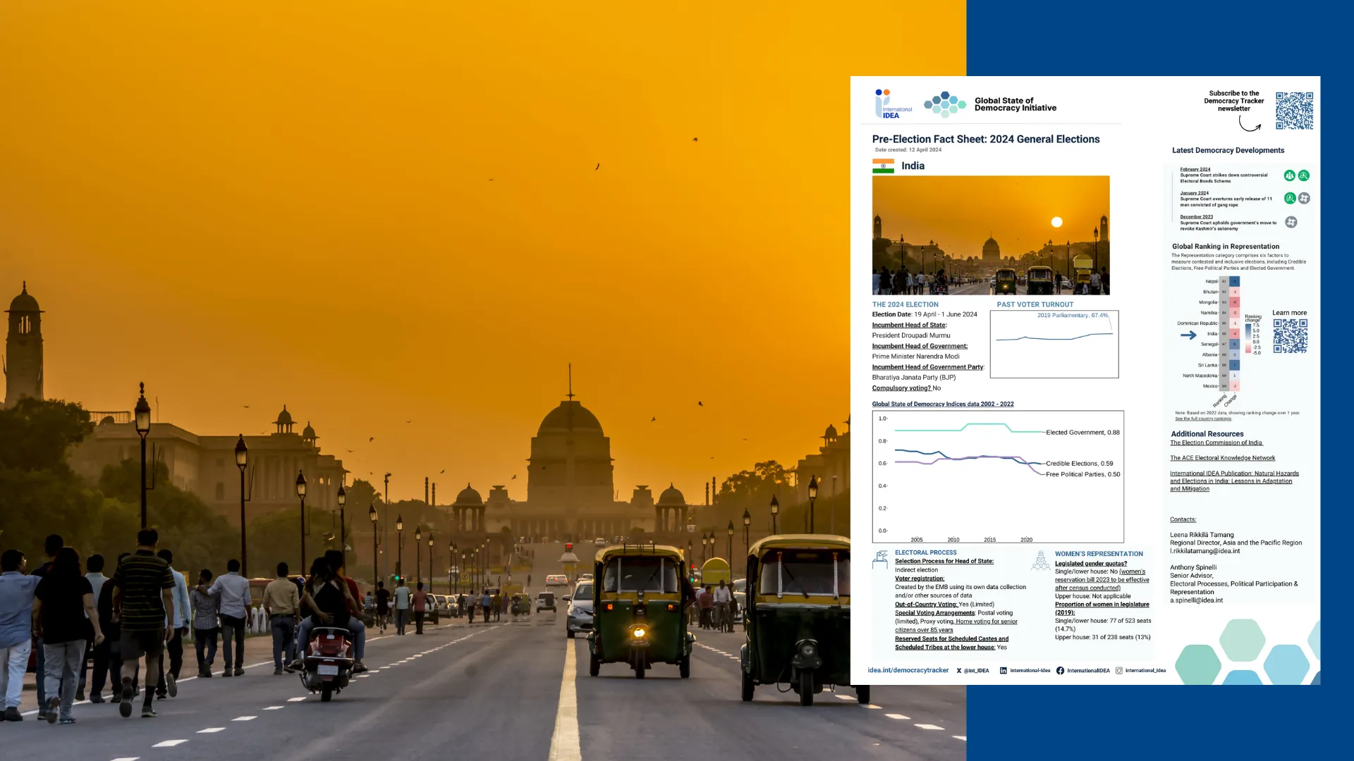 Pre-Elections Fact Sheet for the Republic of India